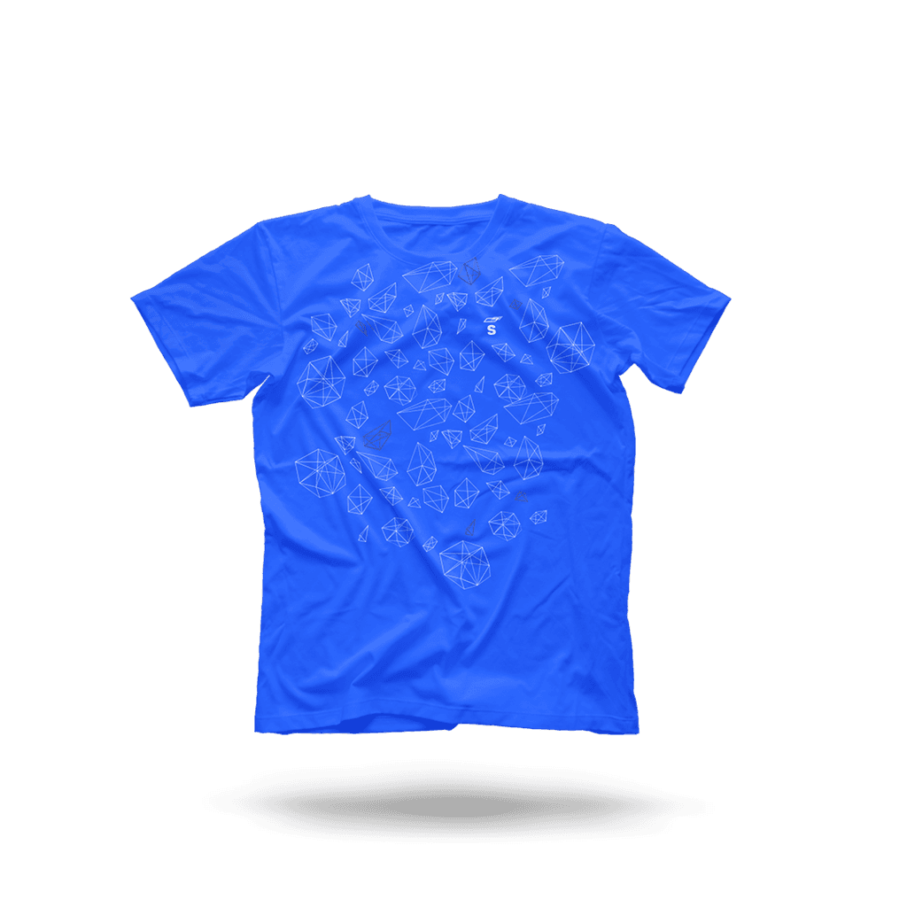 Blue Polygon Shirt